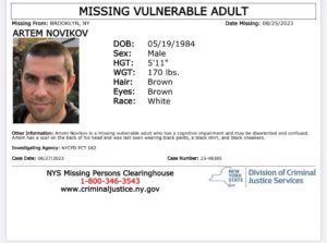 Missing man from Brooklyn 